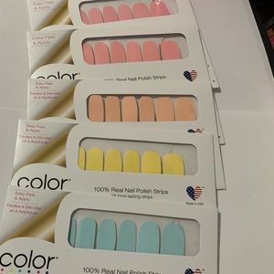 5 sets Color Street nails